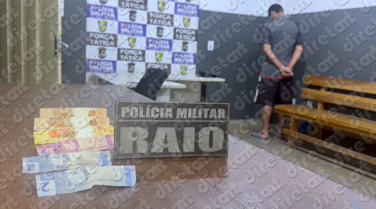 Grupo RAIO age rápido prende em flagrante indivíduo apontado como autor de furto em estabelecimento comercial 1 Grupo RAIO age rápido prende em flagrante indivíduo apontado como autor de furto em estabelecimento comercial 1
