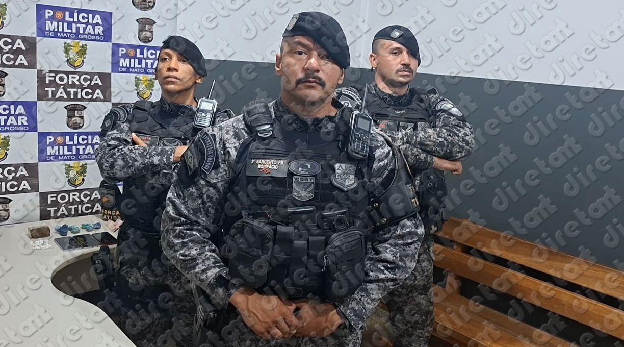 Após denúncias, adolescente é apreendida pela Força Tática no bairro Tancredo Neves com maconha e cloridrato de cocaína 1 Após denúncias, adolescente é apreendida pela Força Tática no bairro Tancredo Neves com maconha e cloridrato de cocaína 1